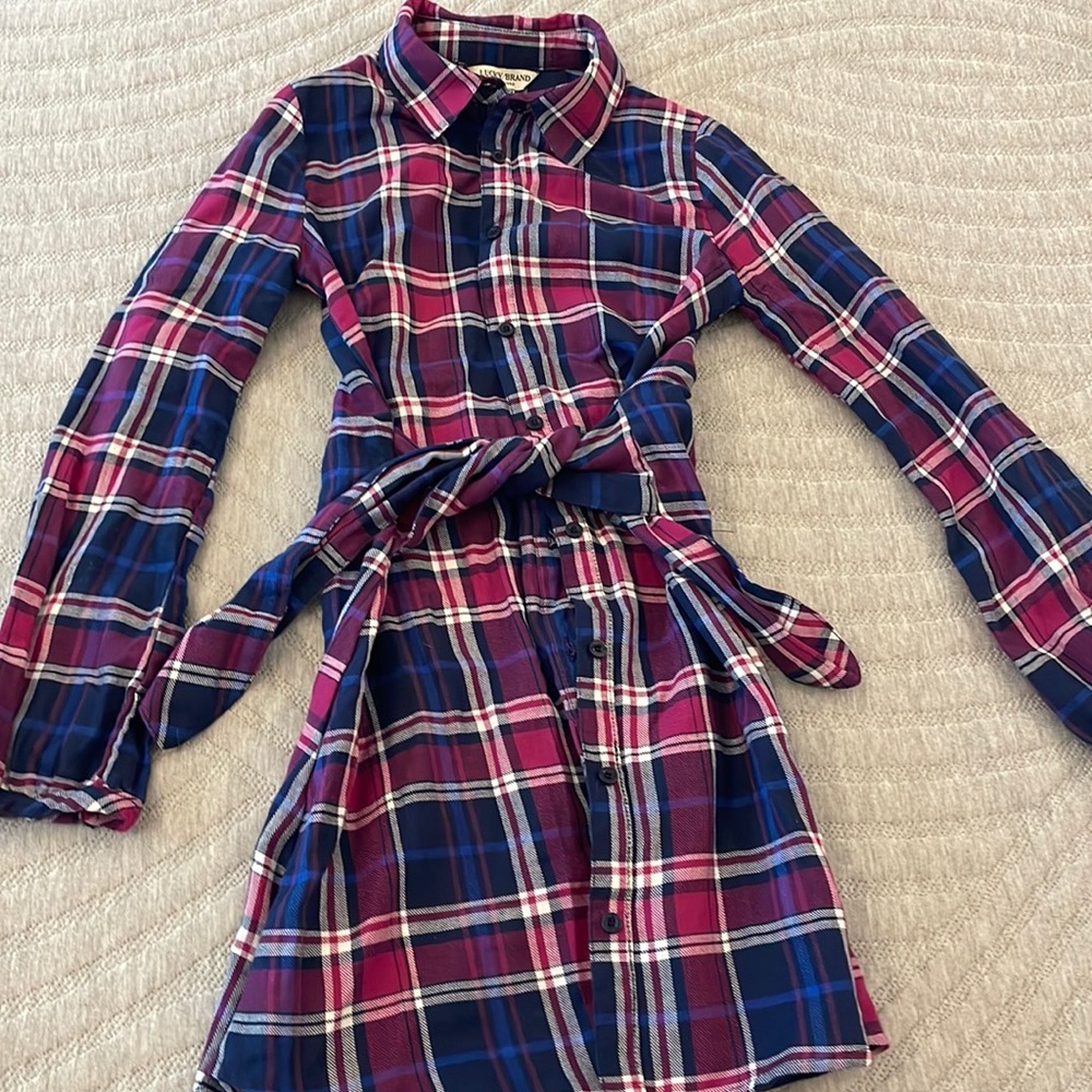 Lucky Brand shirt dress M